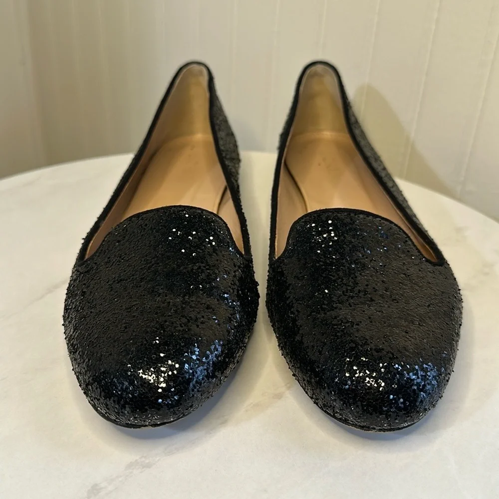 J. Crew Sophie Glitter Loafers